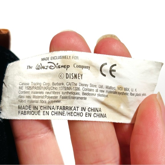 Walt Disney Store Pinocchio Geppetto Plush Doll 8” Bean Bag Toy Old Man Italian - Picture 13 of 16